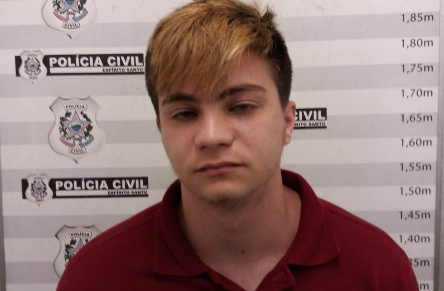 Thiago Domingos Magnago, preso por receptação qualificada no exercício da atividade comercial e penhor ilegal de ouro (Foto: Divulgação/PCES)