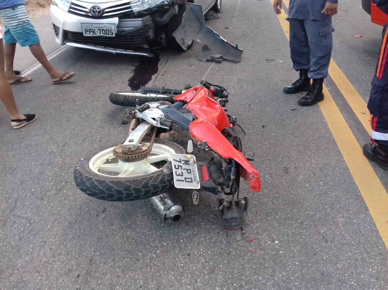Acidente com duas mortes em Paraju (Foto: Divulgação)