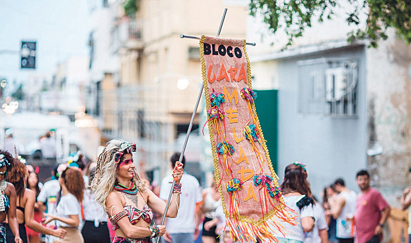 Bloco Caramelada, que desfila nesta terça-feira em Linhares (Foto: Divulgação)