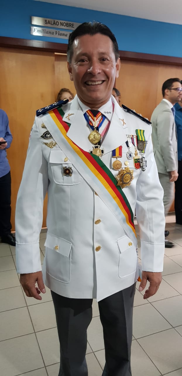 Capitão Assumção na posse (Foto: Fabiana Tostes)