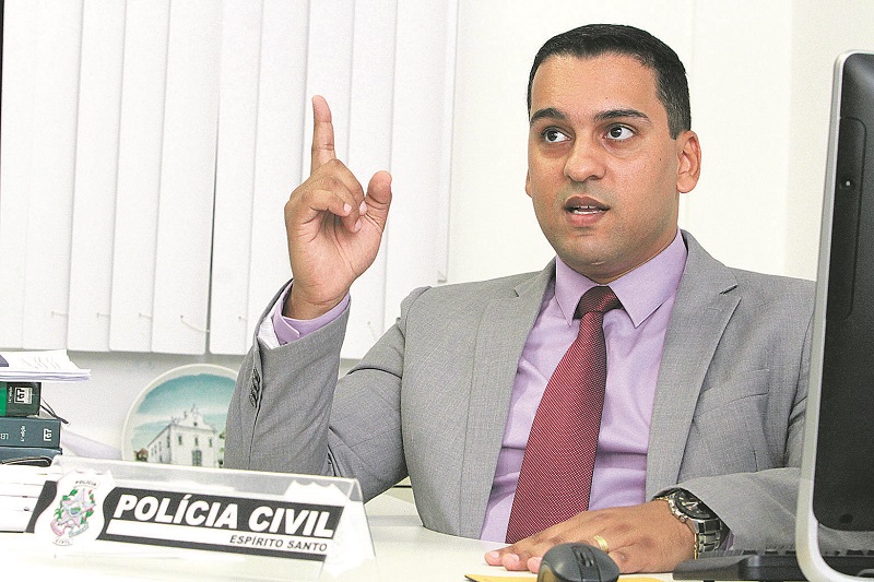 Delegado Henrique Vidigal afirma que criminosos escolhem onde atacar (Foto: Rodrigo Gavini/AT)