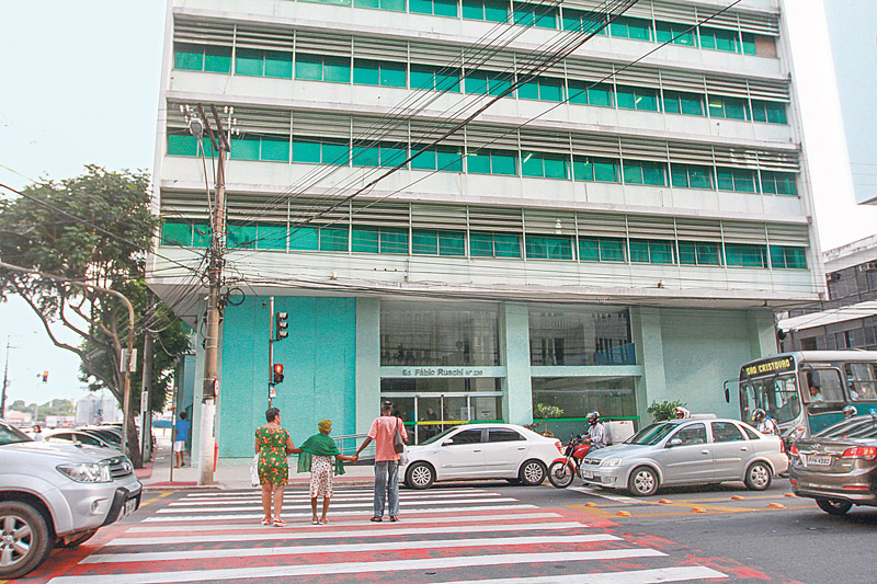 Edifício fábio ruschi, no centro de Vitória, vai abrigar as sedes de algumas secretarias de Estado (Foto: Dayana Souza/AT - 22/02/2019)