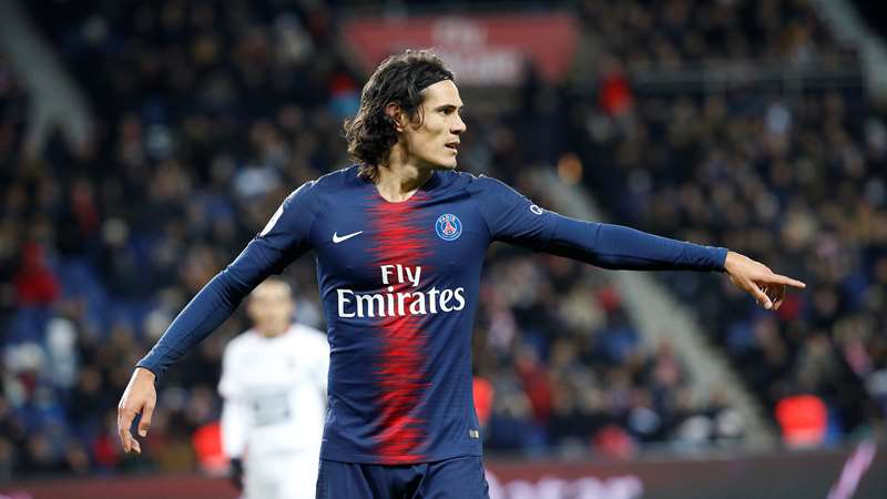 Cavani, quando atuou no PSG (Foto: psg.fr)