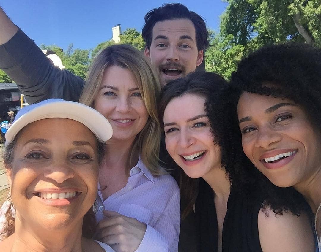 Parte do elenco de Grey's Anatomy (Foto: Reprodução/ Instagram @greysabc)
