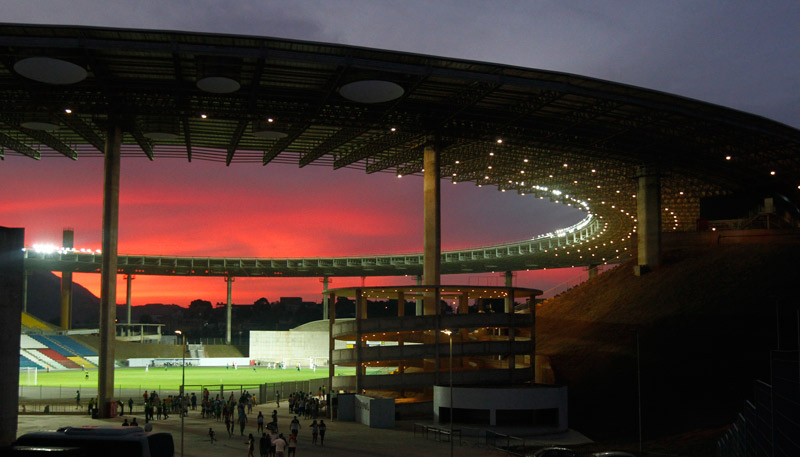 Estádio Kleber Andrade, em Cariacica (Foto: Antonio Cosme / AT - Arquivo 28/05/2016)