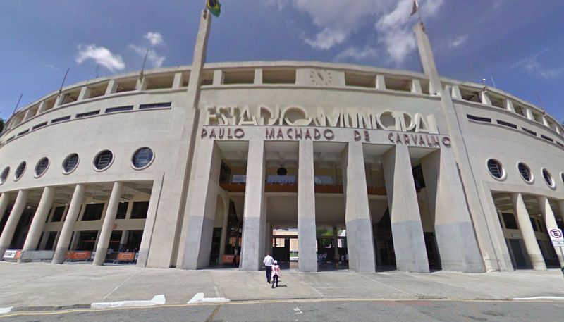 Estádio do Pacaembu, em São Paulo (Foto: Reprodução Google Maps)