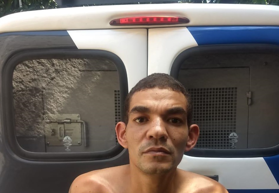 Franklin foi preso no bairro Bonfim (Foto: Divulgação/ PMES)