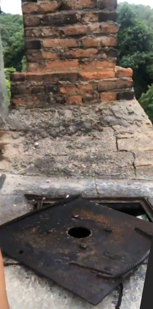 Incinerador ilegal na propriedade do Canil (Foto: Reprodução/Instagram de Luisa Mell)