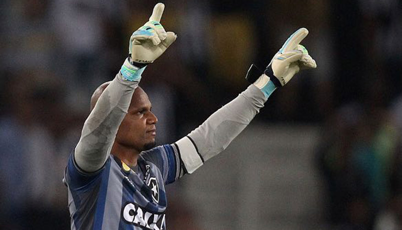 Goleiro Jefferson, quando atuou pelo Botafogo (Foto: Divulgação / Facebook Oficial)