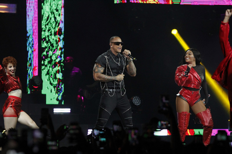 Léo Santana participou do DVD de Ludmilla (Foto: Wallace Barbosa/AgNews)