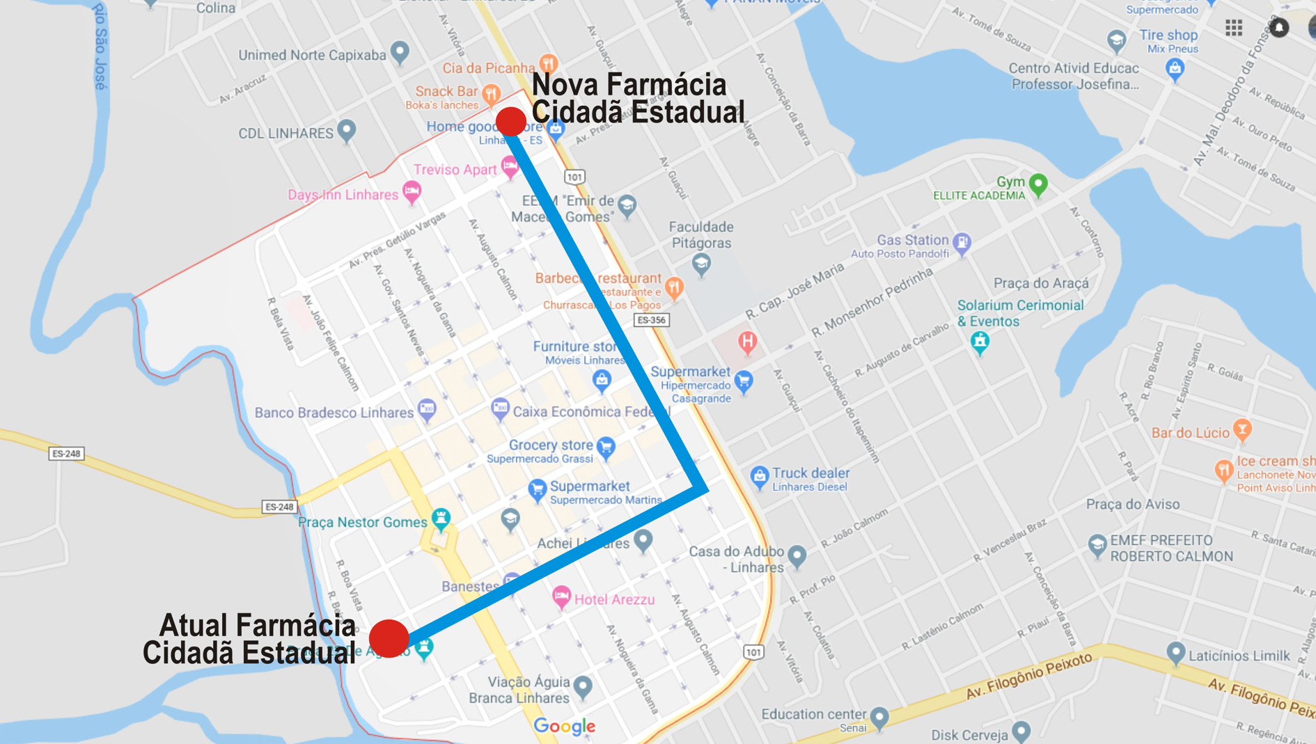 Mapa da nova Farmácia Popular (Foto: Divulgação)