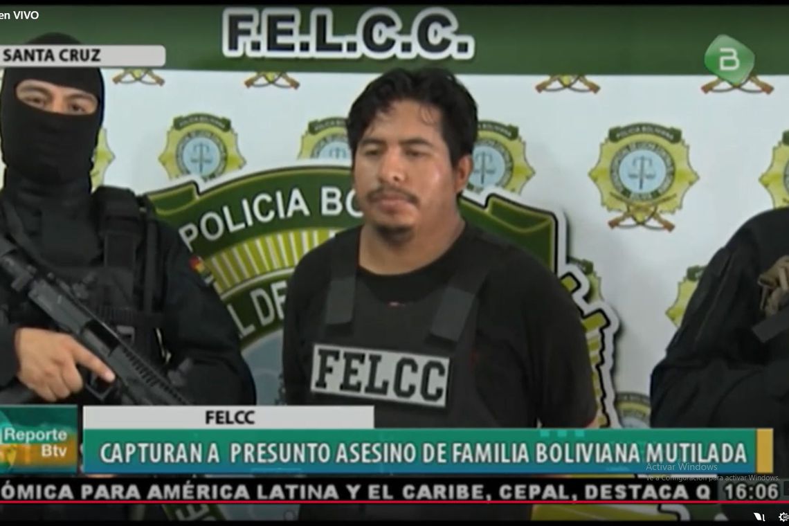 Gustavo Santos Vargas Arias confessou o crime. (Foto: Divulgação ABI Bolívia)