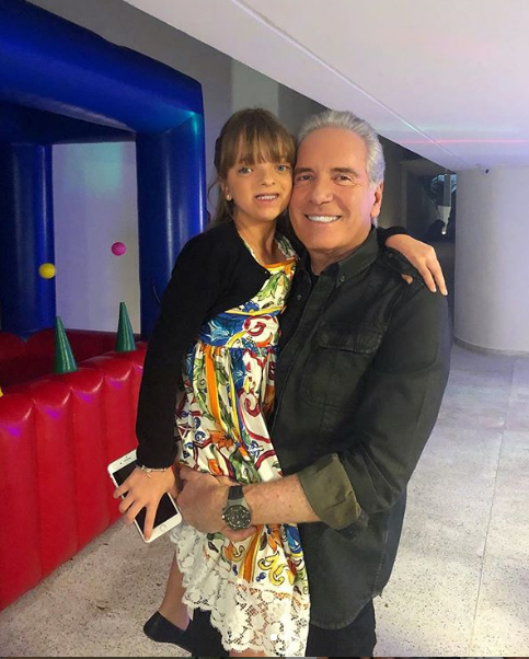 Roberto Justus e a filha Rafaela (do casamento com Ticiane Pinheiro) (Foto: Reprodução/Instagram)