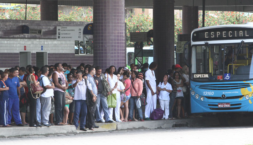 Terminal Campo Grande, em Cariacica (Foto: Leone Iglesias / Arquivo AT - 19/11/2013)
