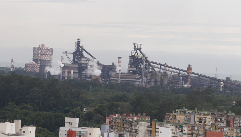 Unidade de Tubarão da Vale em Vitória (Foto: Thiago Coutinho / AT - 29/04/2016)