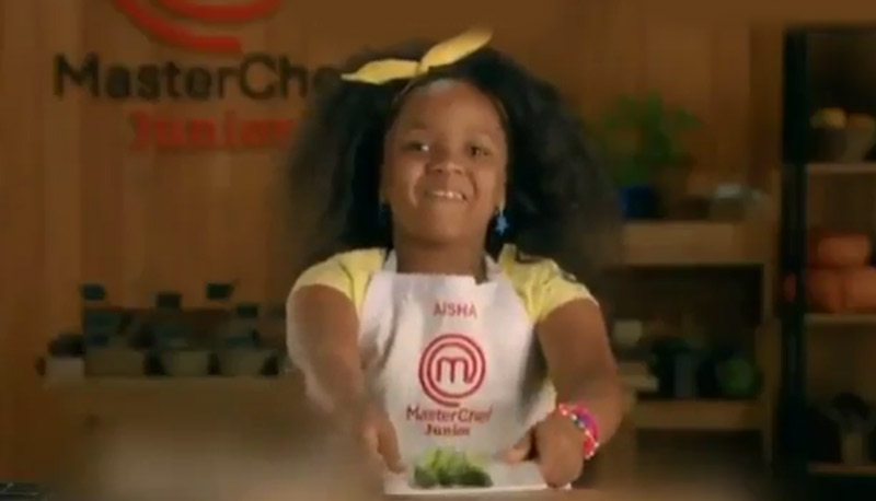 Aisha foi participante do Masterchef Júnior Brasil (Foto: Reprodução / Instagram)