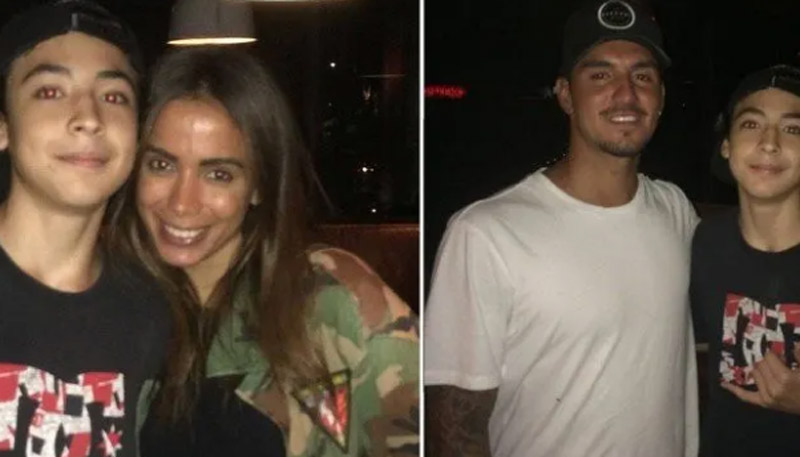 Anitta e Medina foram flagrados em restaurante (Foto: Reprodução / Instagram)