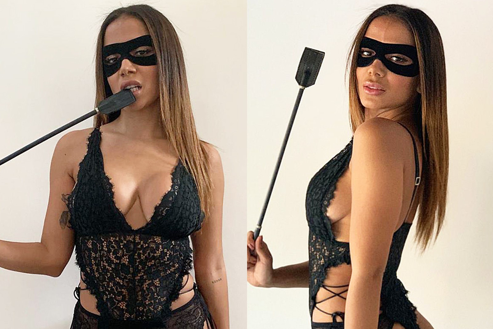 Anitta posou de