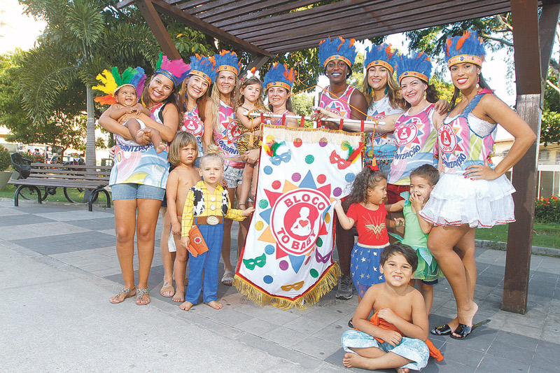Bloco Tô Baby, em Jardim Camburi (Foto: Thiago Coutinho / AT - 02/03/2019)