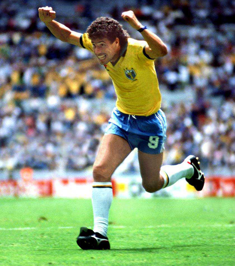 Careca foi a minha primeira referência de atacante goleador (Foto: Reprodução de internet)