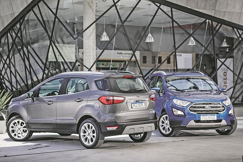 Versão sem estepe faz parte da linha 2020 do EcoSport: preço da opção topo de linha é de R$ 103.890 (Foto: Assessoria Ford)