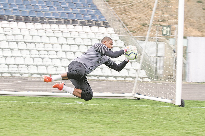 Goleiro Walter reconhece a má campanha do Serra, mas aposta que ainda dá tempo para buscar a recuperação (Foto: Rodrigo Gavini/ AT/ 18/02/2019)