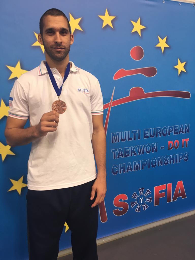 Capixaba Guilherme Felix conquistou a medalha de bronze no Open da Bulgária, sua segunda em solo europeu (Foto: Divulgação)