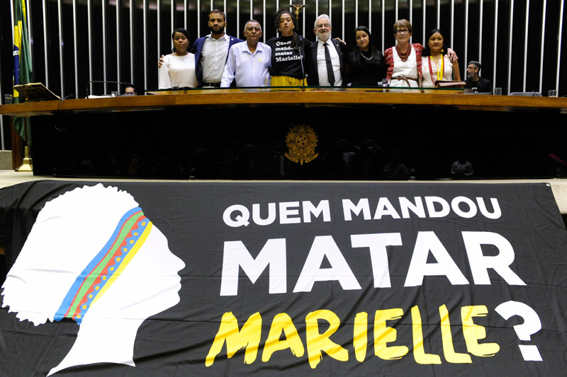 Vereadora foi homenageada em sessão na Câmara dos Deputados (Foto: Cleia Viana/Câmara dos Deputados)