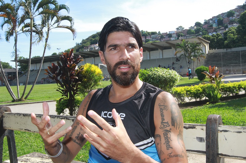 Uruguaio está no livro dos recordes como jogador que mais clubes defendeu na carreira (Foto: Dayana Souza/ AT/ 26/03/2019)