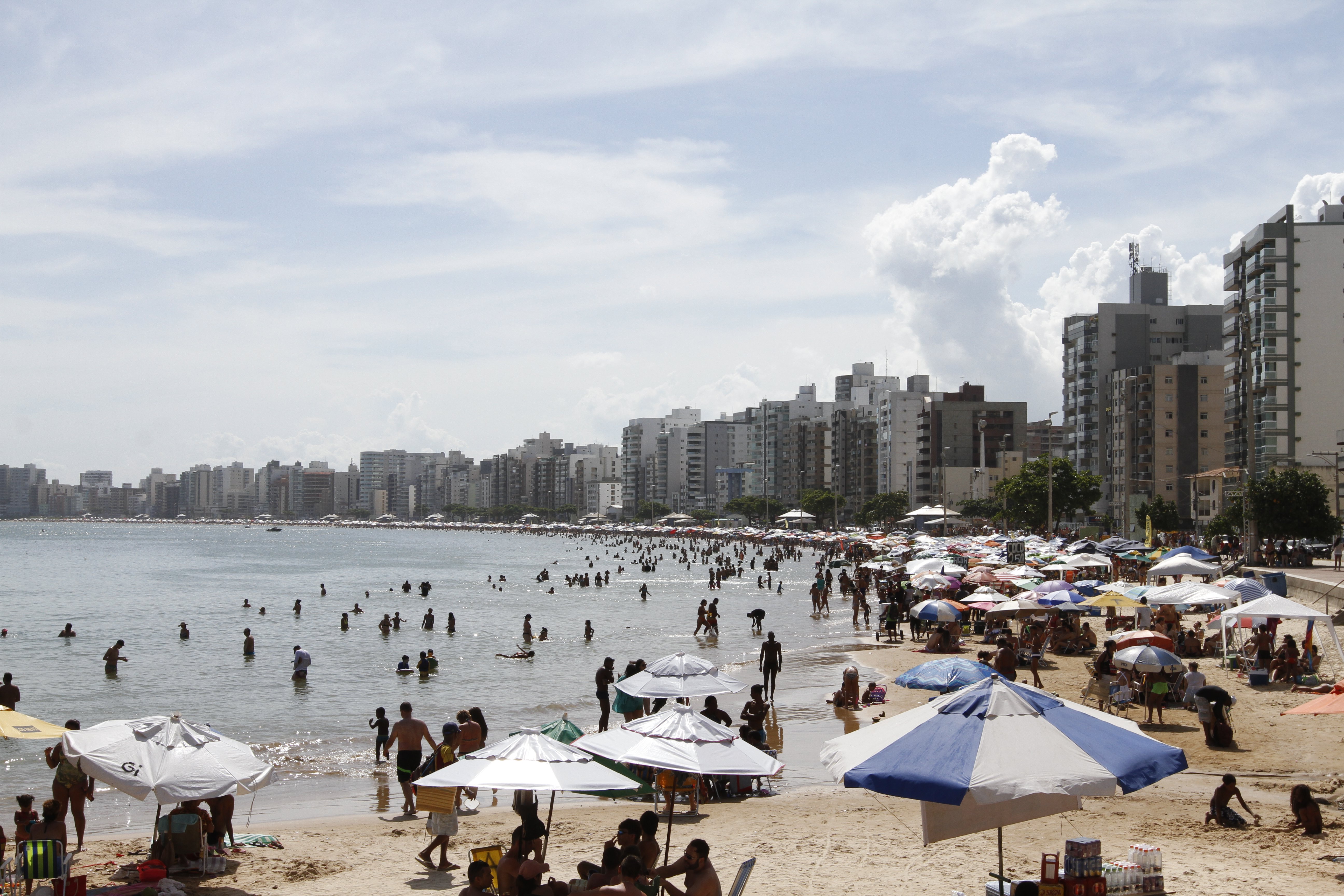 Praia do Morro, Guarapari. (Foto: Thiago Coutinho/Arquivo AT)