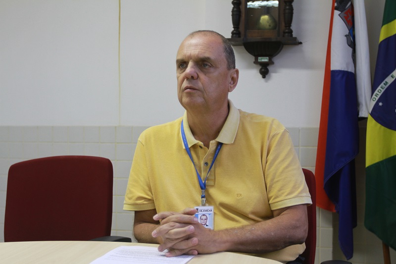 Secretário Municipal da Saúde, Jarbas Ribeiro de Assis Júnior (Foto: Dayana Souza/AT)