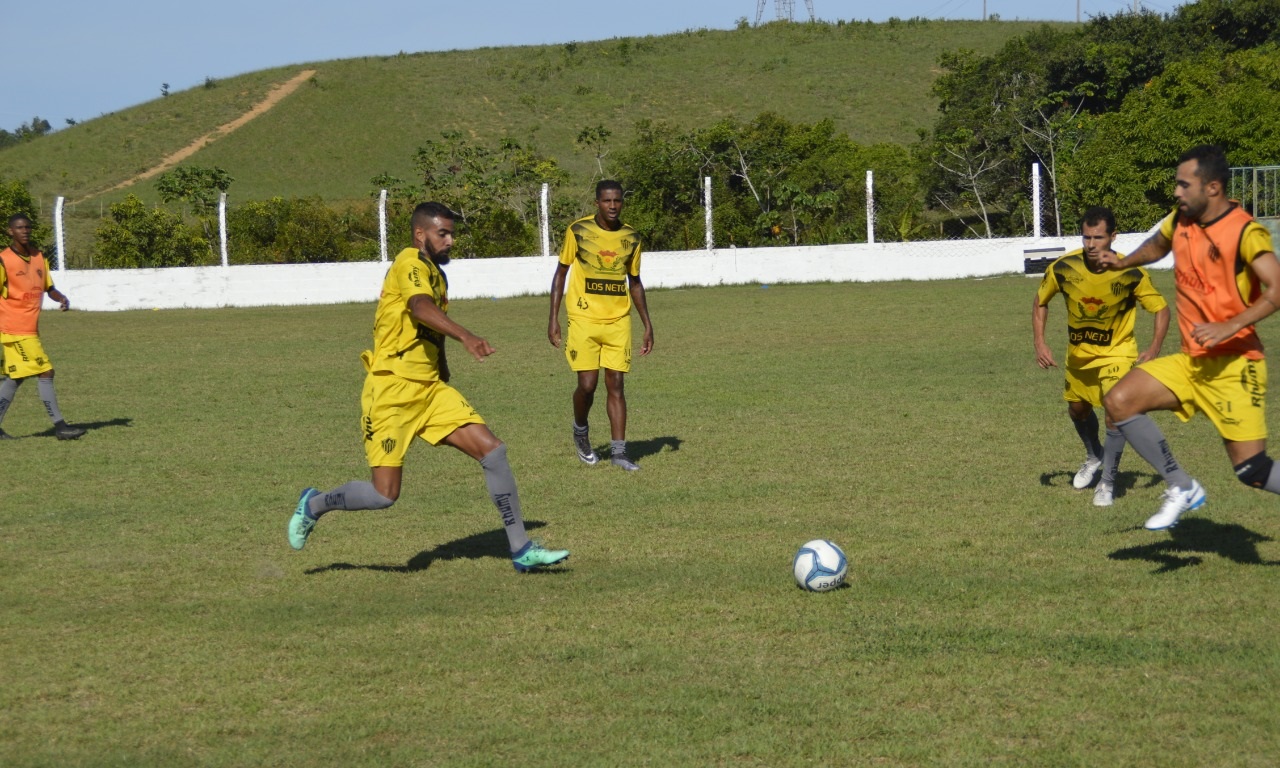 Com salários atrasados, os jogadores do Atlético Itapemirim não treinaram ontem e hoje (Foto: John Wesley/Atlético Itapemirim (26/02/19)