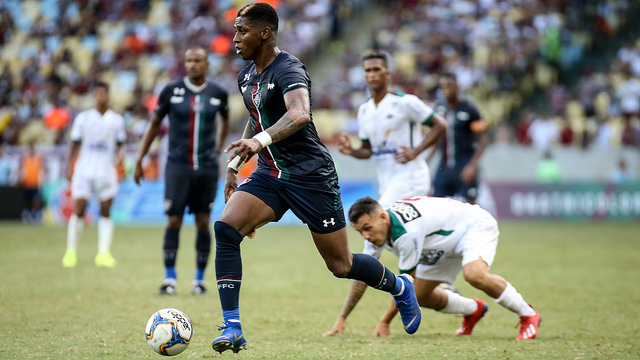 Yoni González no jogo contra a Cabofriense (Foto: Lucas Merçon/ Fluminense FC)