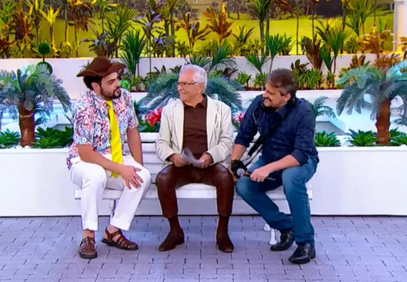 Marcelo de Nóbrega volta à atração ao lado do pai, Carlos Alberto, e Matheus Ceará