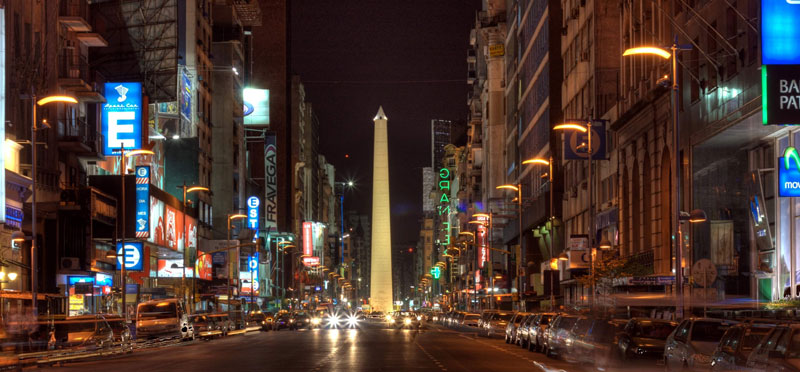 Avenida Corrientes, em Buenos Aires (Foto: Divulgação / Aguiar Buenos Aires)