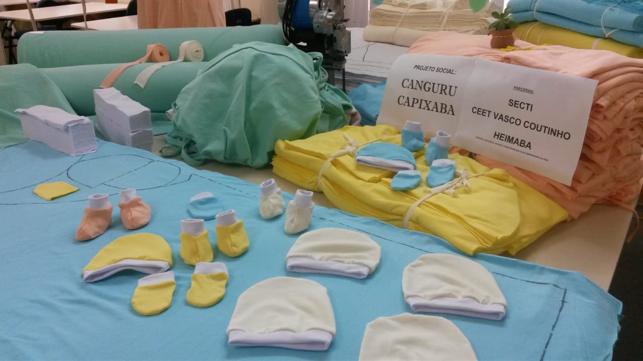 Roupas do projeto serão doados nesta quinta-feira (Foto: Divulgação / SECTI)