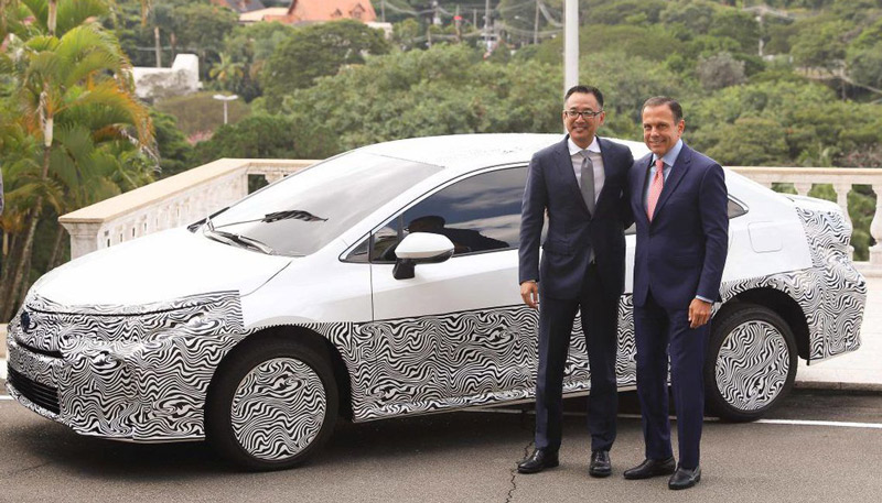 Novo carro foi lançado com o governador de São Paulo, João Dória (Foto: Divulgação / Governo do Estado de São Paulo)