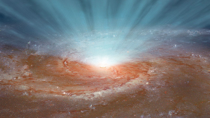 Espaço: cientistas dizem que humanos têm de ser mais ativos na busca de ETs, emitindo sinais poderosos de rádio (Foto: Divulgação)