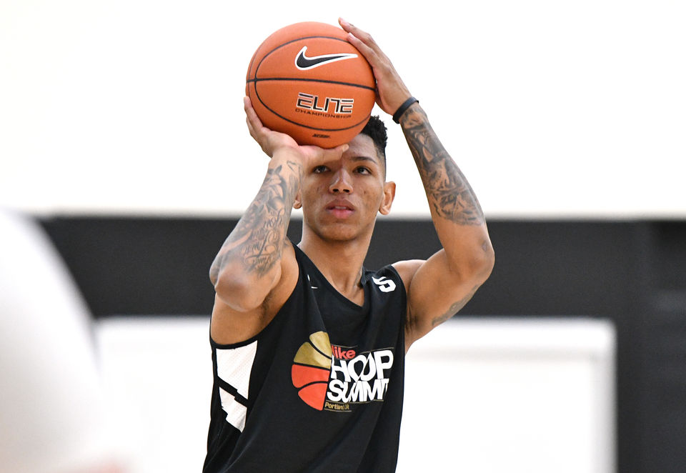 Didi é o único brasileiro a participar do Nike Hoop Summit neste ano (Foto: Taylor Balkom/Oregonlive.com)