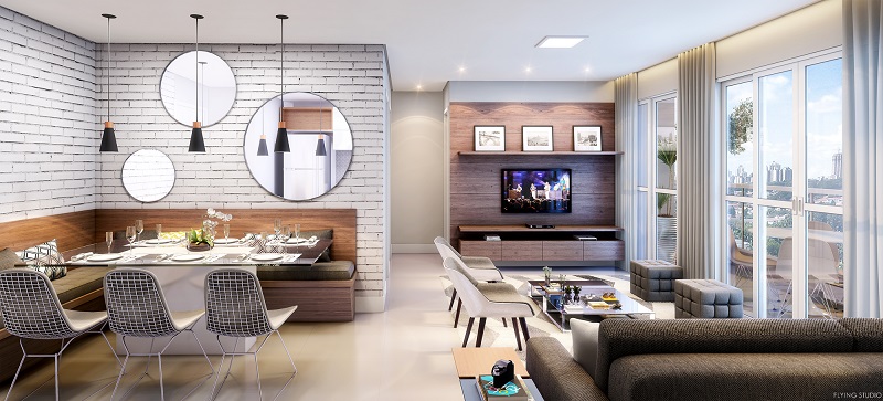 o facilità Bento Ferreira o cliente pode personalizar seu apartamento desde o início da construção (Foto: Assessoria)