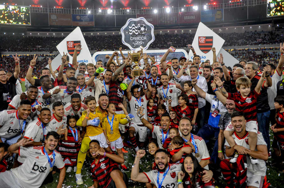 Flamengo já colocou no cofre mais R$ 4,5 milhões pela campanha no Campeonato Carioca (Foto: Alexandre Vidal / Fla Imagem/ Divulgação)