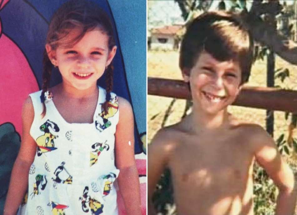Gabriela Colnago de Castro Caiado, assassinada aos 7 anos e Marcos Itiberê Rodrigues de Castro Caiado Filho, morto aos 9, pelo próprio pai (Foto: Acervo Pessoal)
