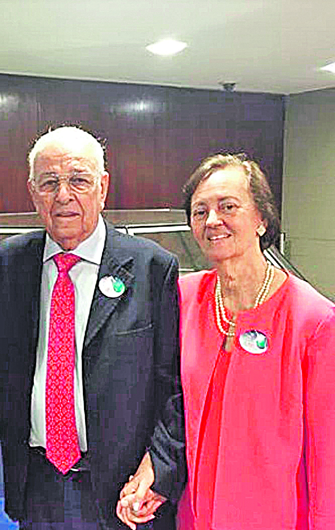 Gedelti Gueiros e Jurama juntos (Foto: Divulgação)
