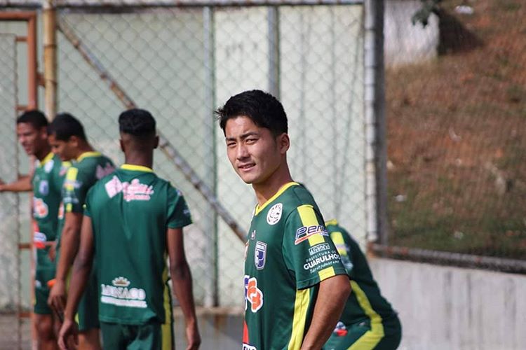 O japonês Haru Nakagaki estava no AD Guarulhos/SP e vai jogar a Segundinha pelo Sport/ES (Foto: Acervo pessoal)