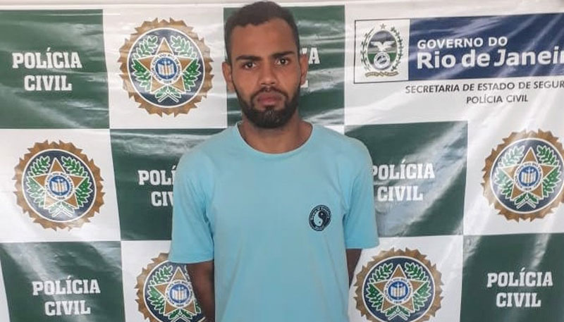 Jakson Morais foi preso no Rio de Janeiro (Foto: Divulgação / PCRJ)