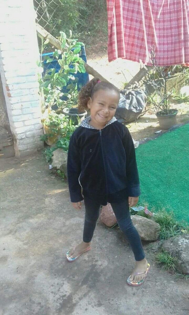 Kauani Cristhiny tinha apenas 6 anos (Foto: Acervo pessoal)