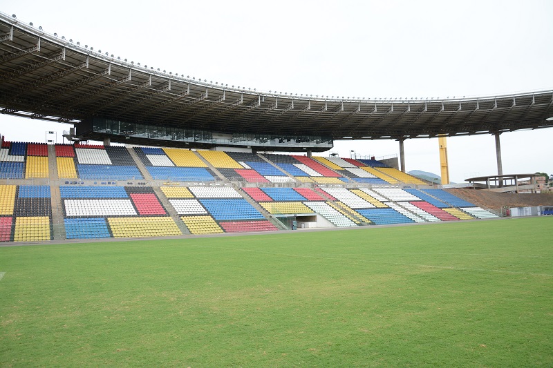 Estádio Kleber Andrade, palco da partida entre Vasco e CSA (Foto: Henrique Montovanelli)