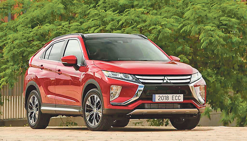 8. Mitsubishi Eclipse Cross - Mesmo contando com sete bolsas infláveis, o Eclipse Cross deslizou um pouco na proteção infantil. Por isso, foi avaliado com cinco estrelas para proteção de adultos e três estrelas para crianças. (Foto: Assessoria Mitsubishi)
