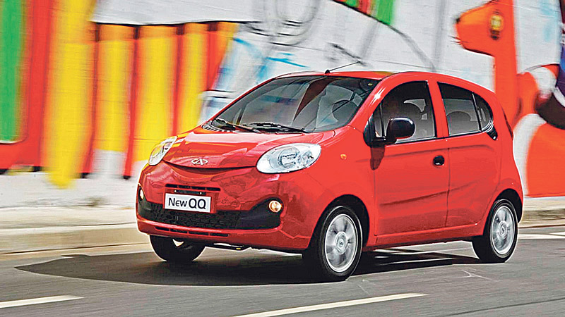 O compacto QQ 1.0 12V flex é o veículo que apresenta, de fato, a menor depreciação, com queda de 2,67% de seu valor após o primeiro ano de uso (Foto: Assessoria Chery)