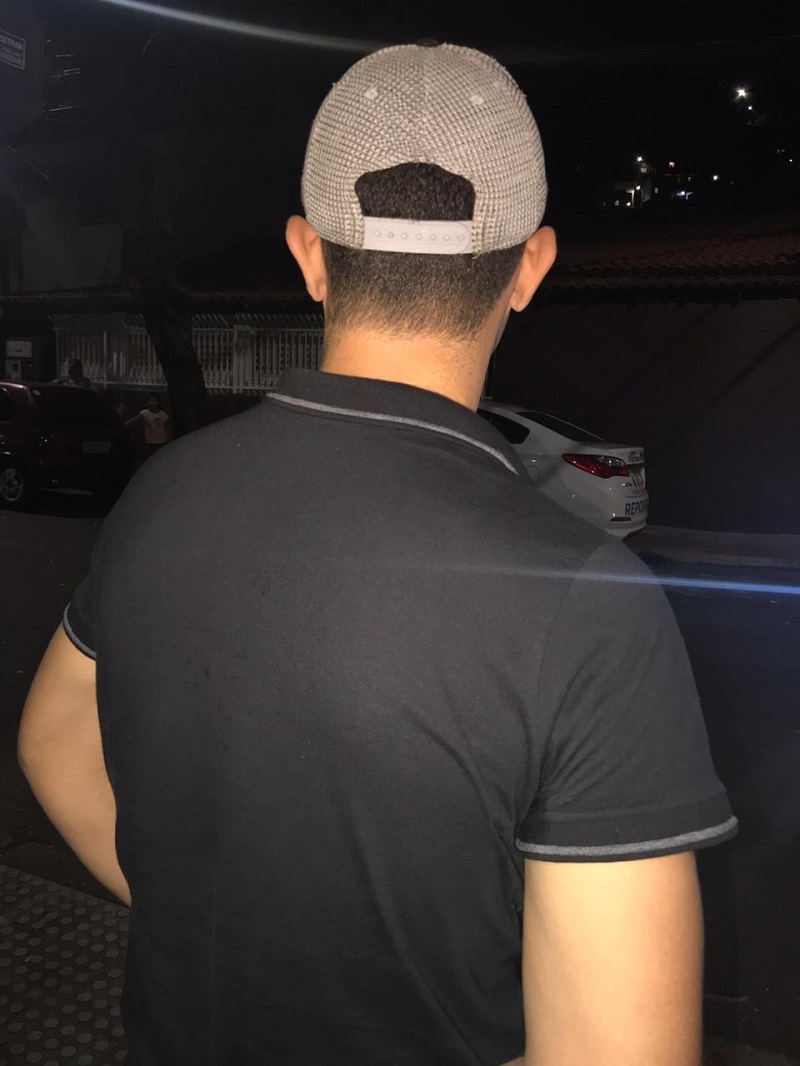 O vigilante e pai da criança (Foto: Bruna Maria)